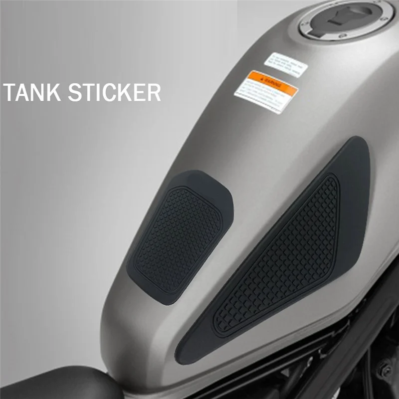 

Classic-Motorcycle Gas Tank Protect Sticker Fuel Cap Cover Pad For Honda REBEL500 REBEL300 REBEL CMX 500 300 CM500 CM300