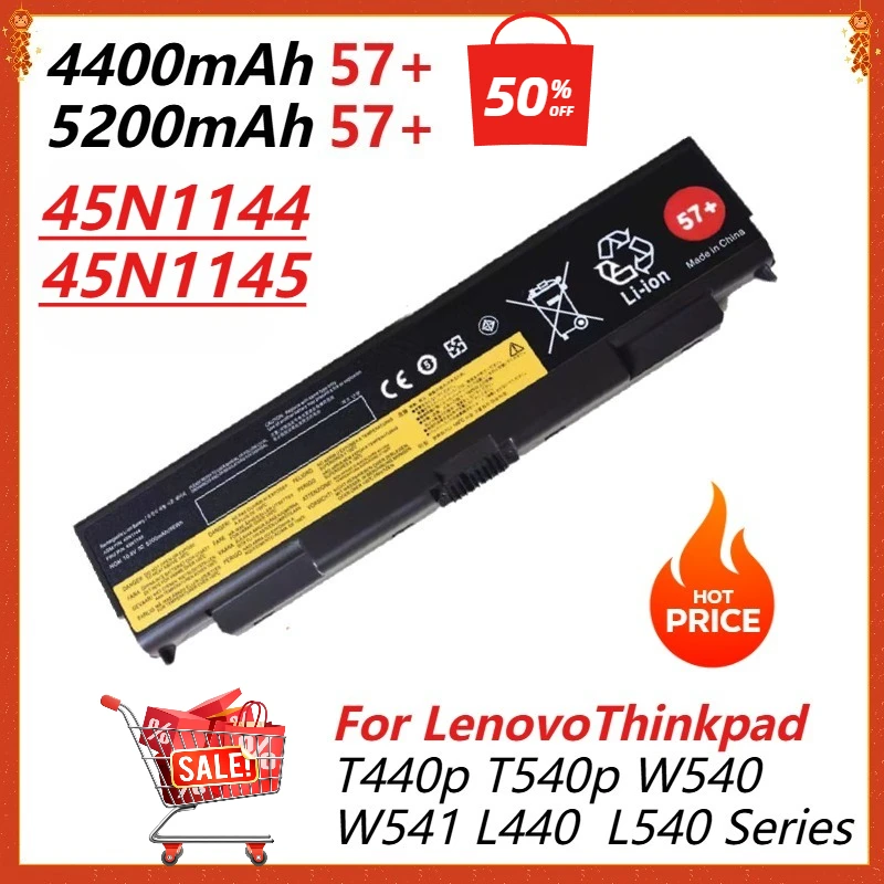 

Laptop Battery for Lenovo 45N1144 45N1145 45N1148 45N1149 45N1150 45N1151 45N1158 45N1159 45N1152 Thinkpad T440p T540p W540 L440