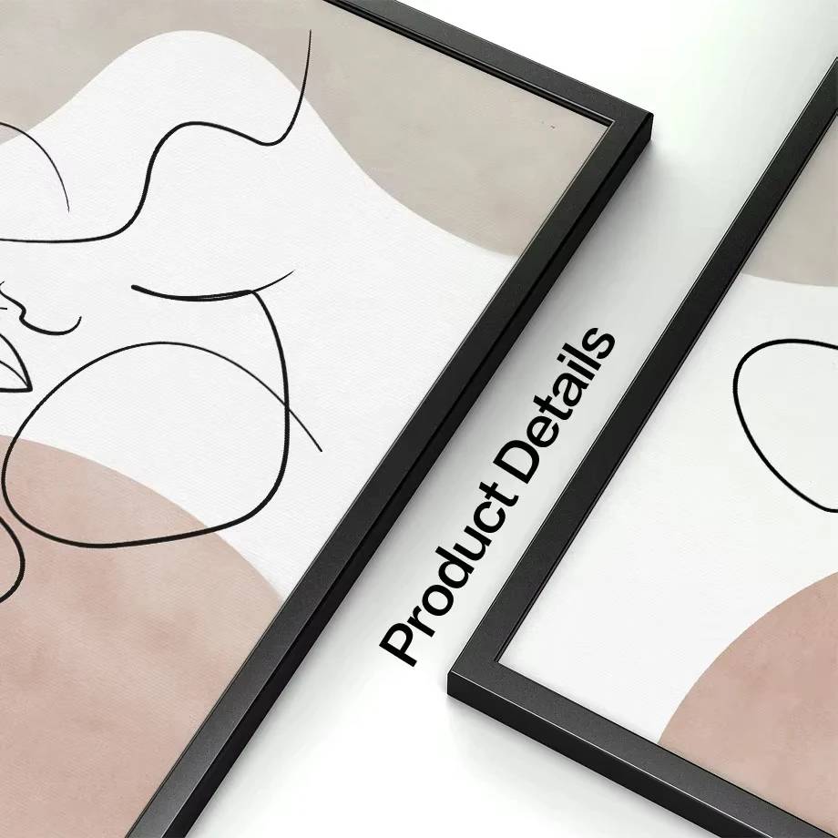 Современный рисунок линии девушки лицо тела настенная живопись на холсте скандинавский декор для гостиной постеры и принты абстрактные настенные панно