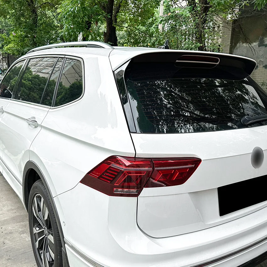 For VW Tiguan Rline MK2 2017 2018 2019 2020 2021 2022 2023 Car Rear Window Side Spoiler Canard Canards Splitter Stickers