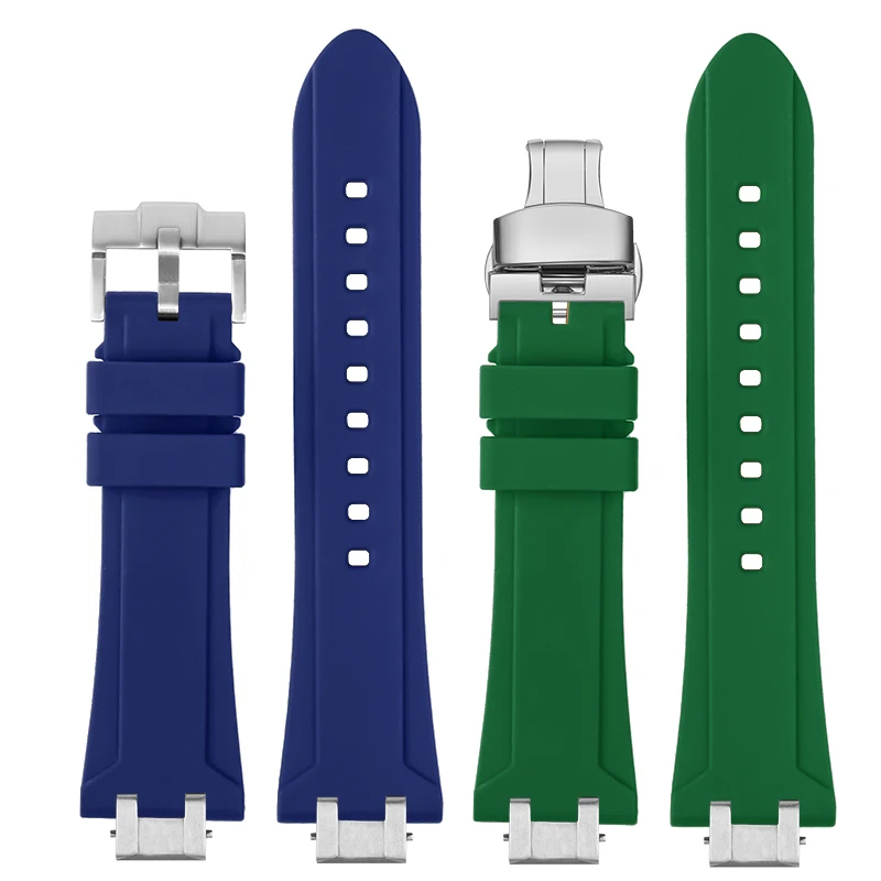 ل موريس لاكروا AI1108 أيكون سلسلة سوار AI6008 حزام ساعة سيليكون AI6007 AI6038 AI6058 6006 الإفراج السريع شريط مطاطي #5