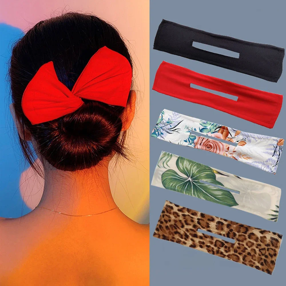 

French Stylish Lazy Twist Headband Trend Fashion Elegant Bun Maker Colorful Women Girls Hair Styling Braid DIY Hair Accessories