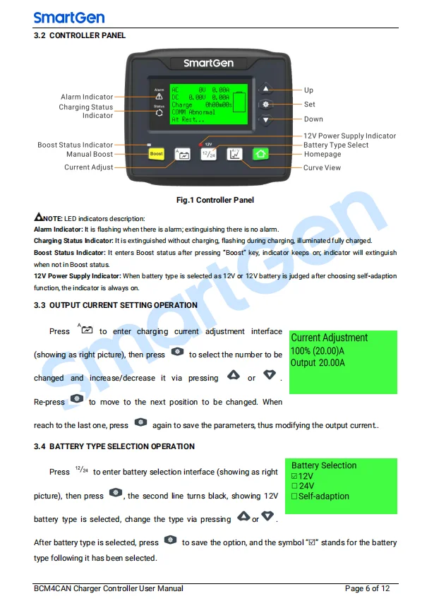 BCM4CAN Zhongzhi SmartGen Charger Controller CAN Remote Communication R485 Battery Detection Module