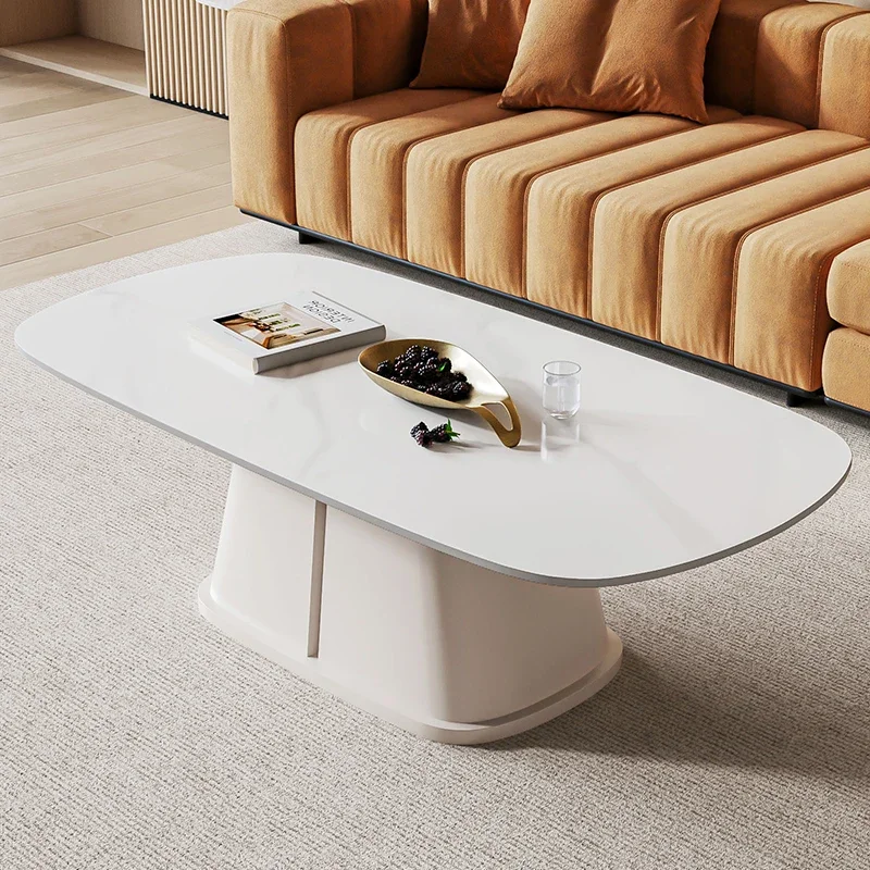 Lifting coffee table dining table dual-purpose small apartment living room household cream wind multi-function electric fully
