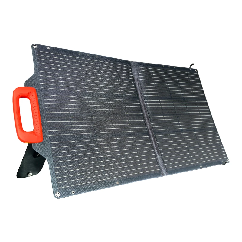 100W Portable Foldable ETFE Solar Panel Kit for Garden Fence Balcony Window Home Use