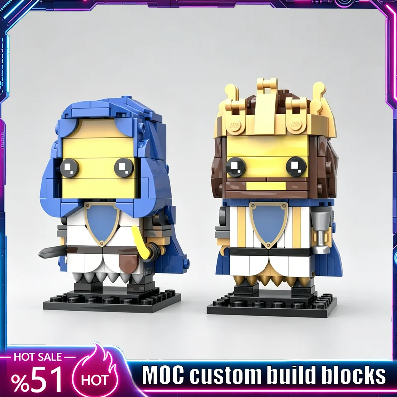 403PCS Knights Of The Horse Kingdom MOC Model DIY Assembled Customize Creative Puzzle Educational Toy Collection Popular Gifts