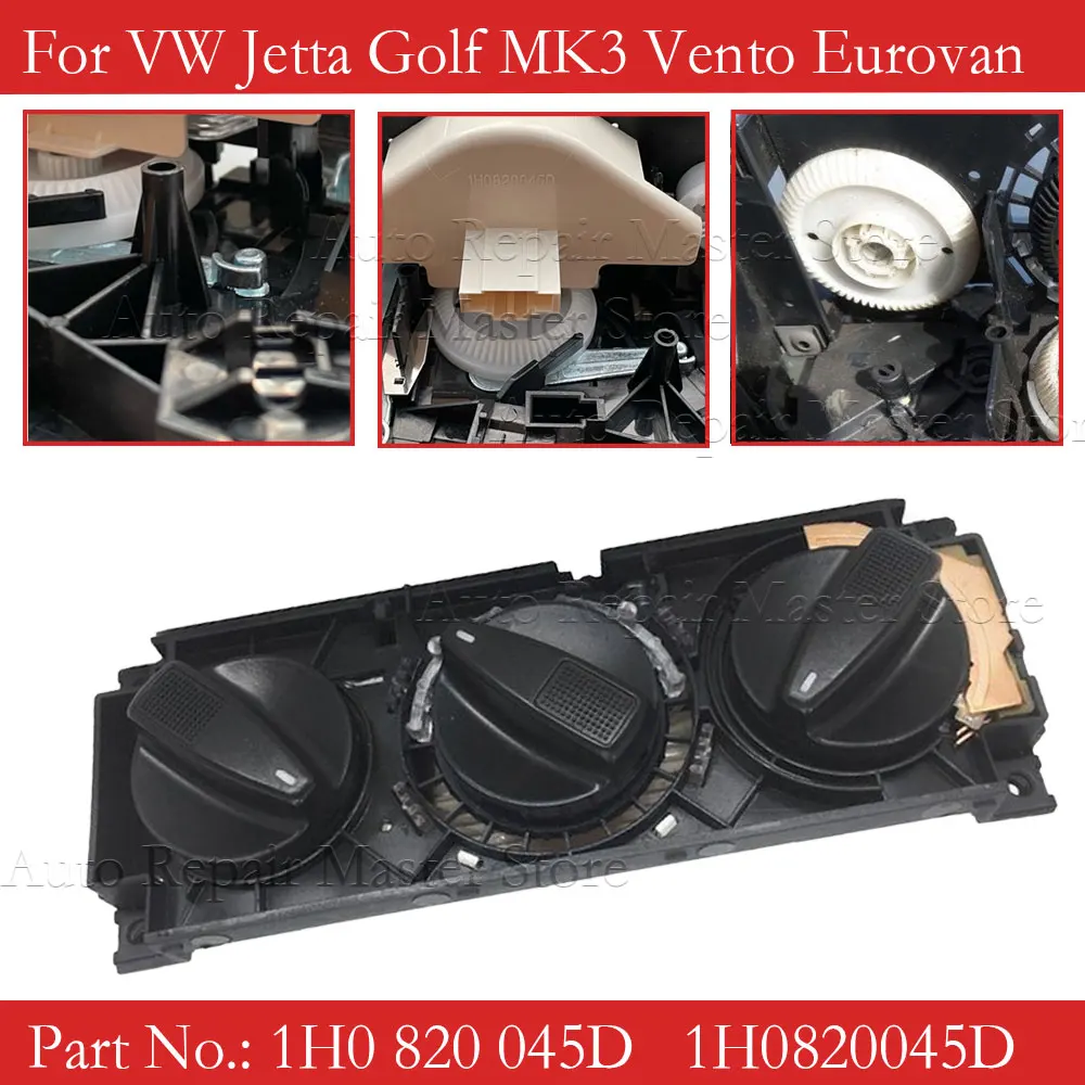 1H0820045C A/C & Heater Control Panel/Climate Control For VW Jetta&GOLF mk3 VENTO EUROVAN 1H0 820 045C / 1H0820045D