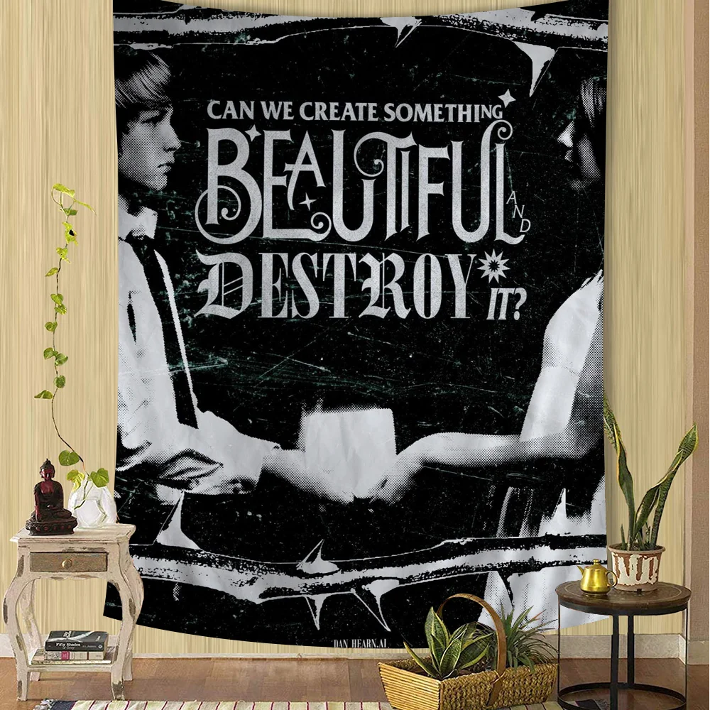 Pierce The Veil Band Collide With The Sky Chart Tapestry Art Science Fiction Room Home Decor Cheap Hippie Wall Hanging