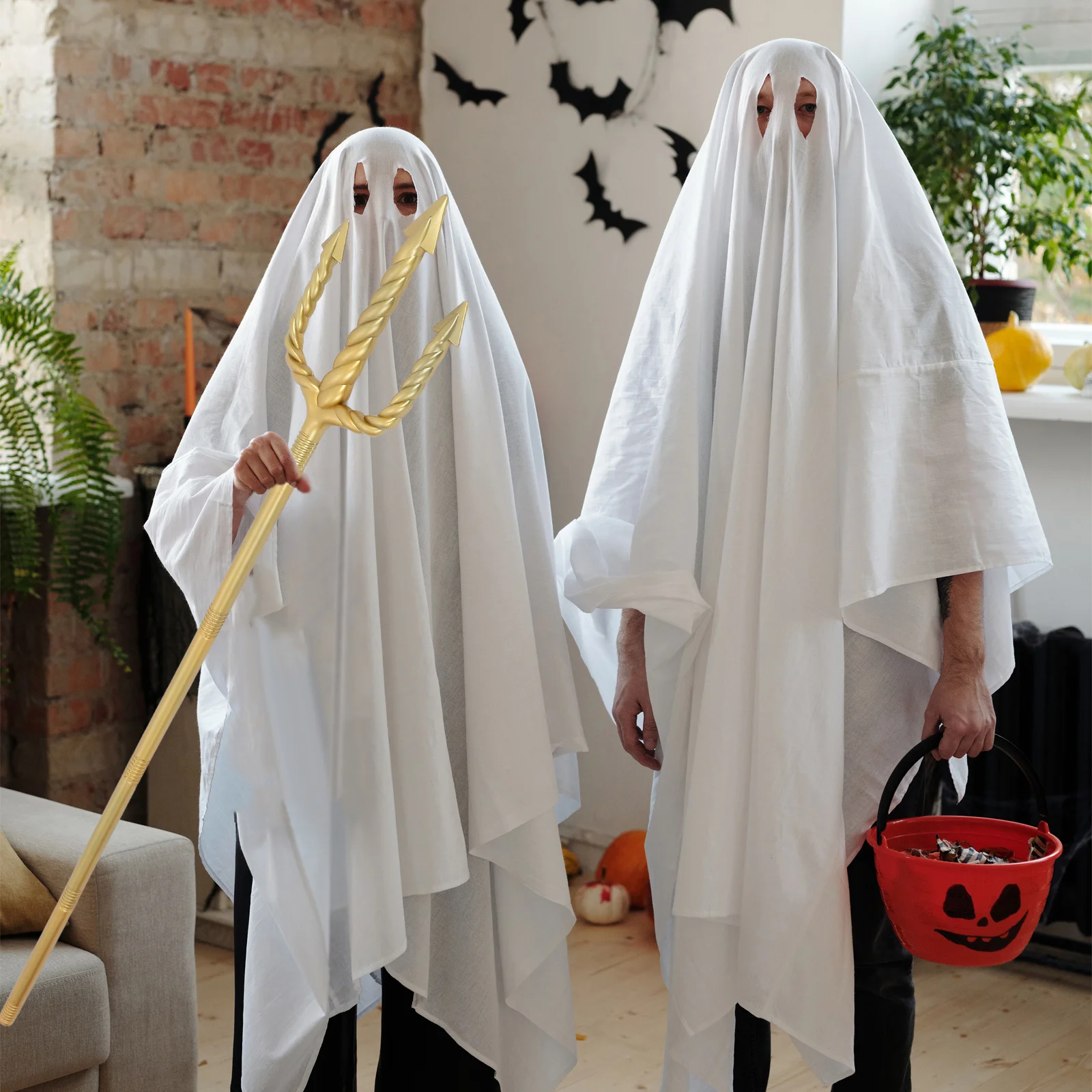 

Style Demon Prop Trident Halloween Fancy Dress Masquerade Cosplay Costume Accessory Black Plastic Simulation