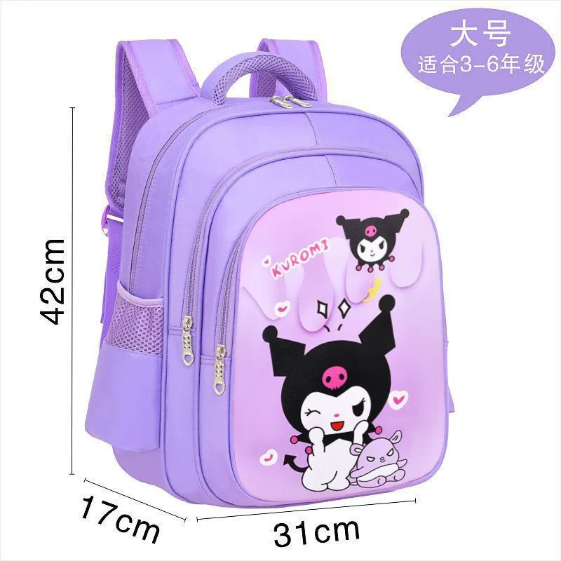 

Sanrio New kuromi handbag hello kitty Student Girl Backpack Schoolbag Cartoon Shoulder Bag