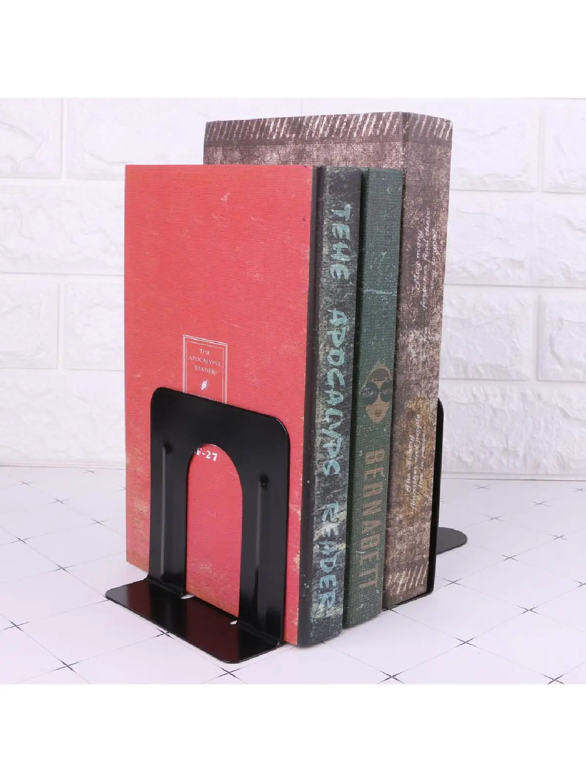 62KA 2 шт. сверхмощная подставка для книг из нержавеющей стали, подставка для книг, настольный держатель для книг, украшения для домашнего офиса