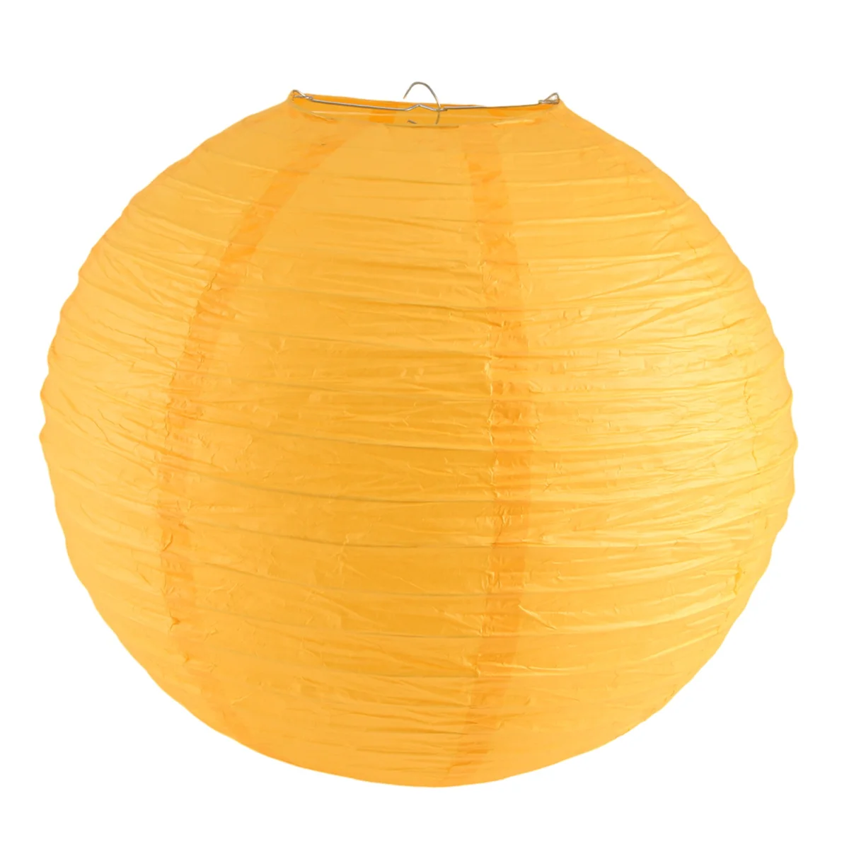 1 x Chinese Japanese Paper Lantern Lampshade for Wedding, 40cm(16") Deep Yellow