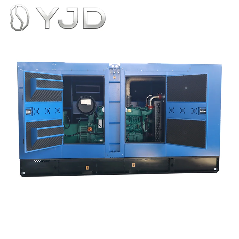 Diesel Generator Factory 150KW Open Frame Super Silent Type Standby Power Auto Start ATS Remote Start 100% Copper Alternator