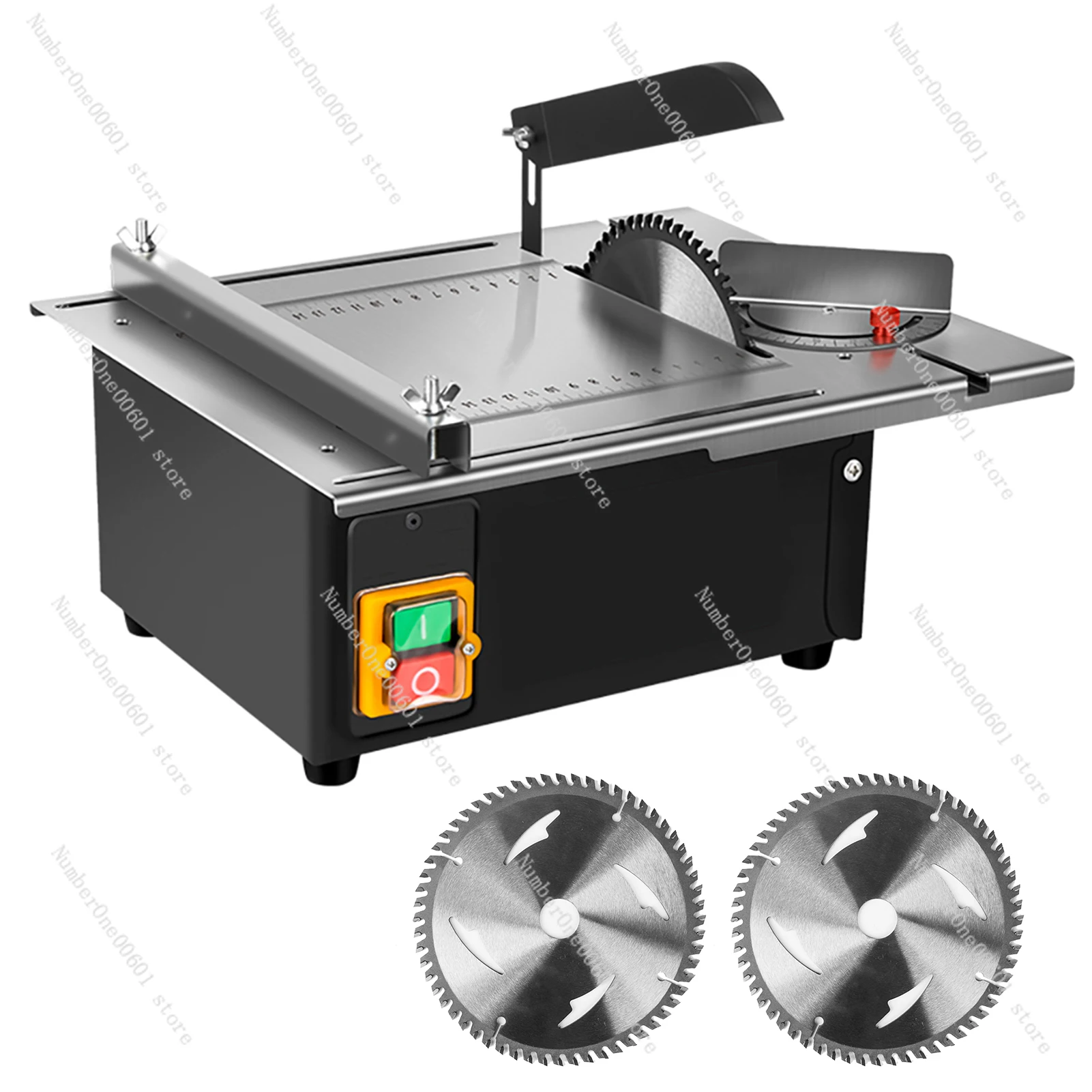 2500W table saw for wood, PVC and bamboo Stainless steel table saw with angle ruler and adjustable backrest