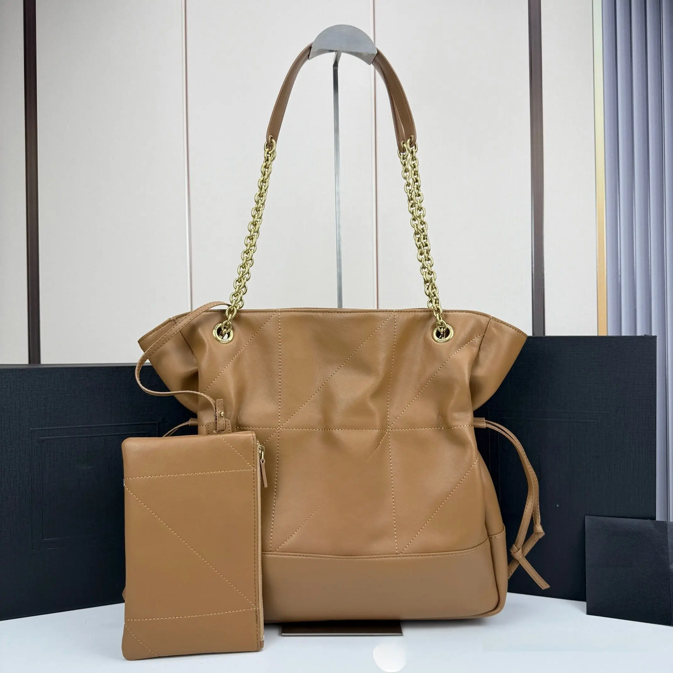 

Vintage Coffee Shoulder Bags Handbag Women Large Capacity Shoulder Underarm Bag Wallets Ladies Retro Y2k Bags Aesthetic