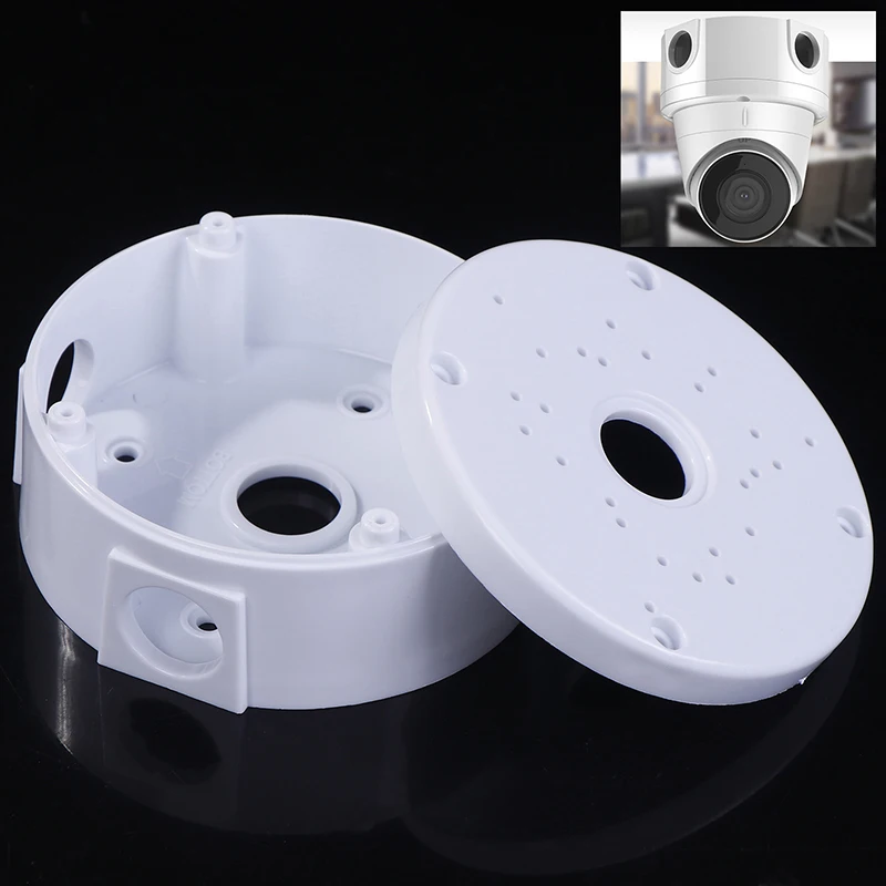 Waterproof Dome/IP Camera Junction Box: Plastic, Deep Base, For Surveillance Camera Mounting