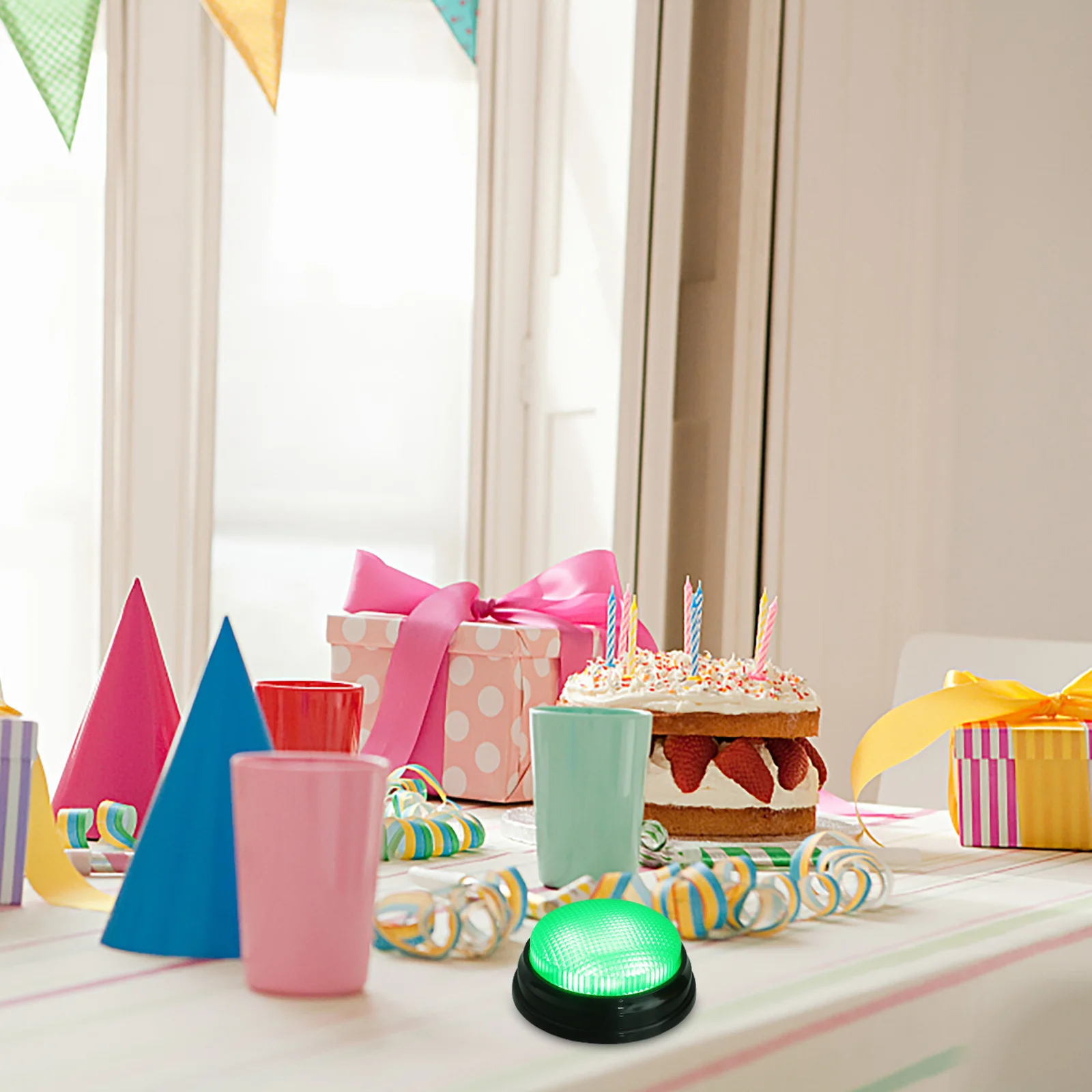 

1pc Sound Button Prop Funny Game Button Party Prank Office Team Building Night Activities Party Supplies Decor