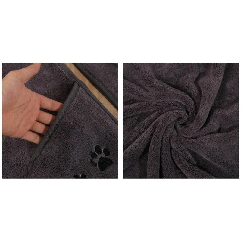 Pet Towels Quick-Drying Dog Soft Towel Water-Absorbent Bath Towel Convenient