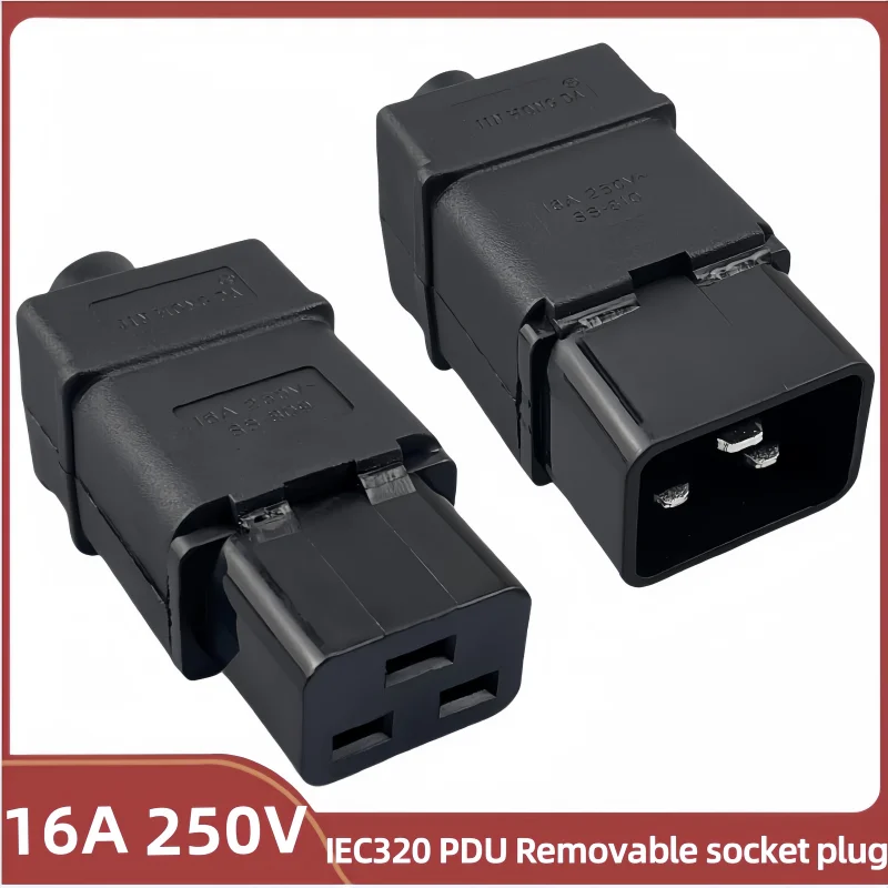

16A 250V IEC320-C19 C20 Мужской Женский Собранная проводка Разъем питания PDU ДБЖ Разъем для сервера корпуса