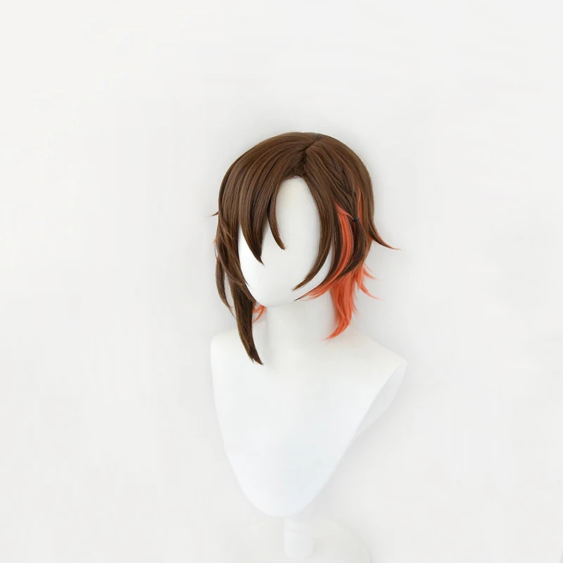 Yakumo Cosplay Wig Game Nu: Carnival Yakumo Short Gradient Heat Resistant Synthetic Men Fake Hair Halloween