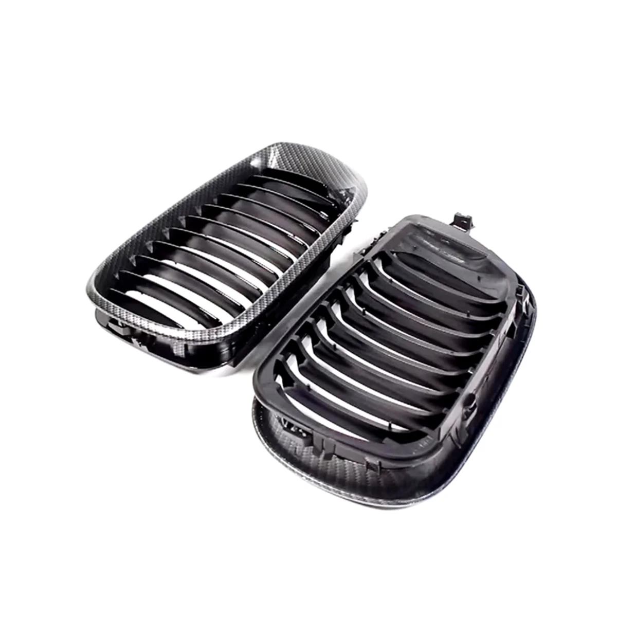 

A02Q-передняя решетка почек для BMW 3 серии E46 320i 325i 325xi 4 двери 2002-2005, замена углеродного волокна 51137030545 51137030546