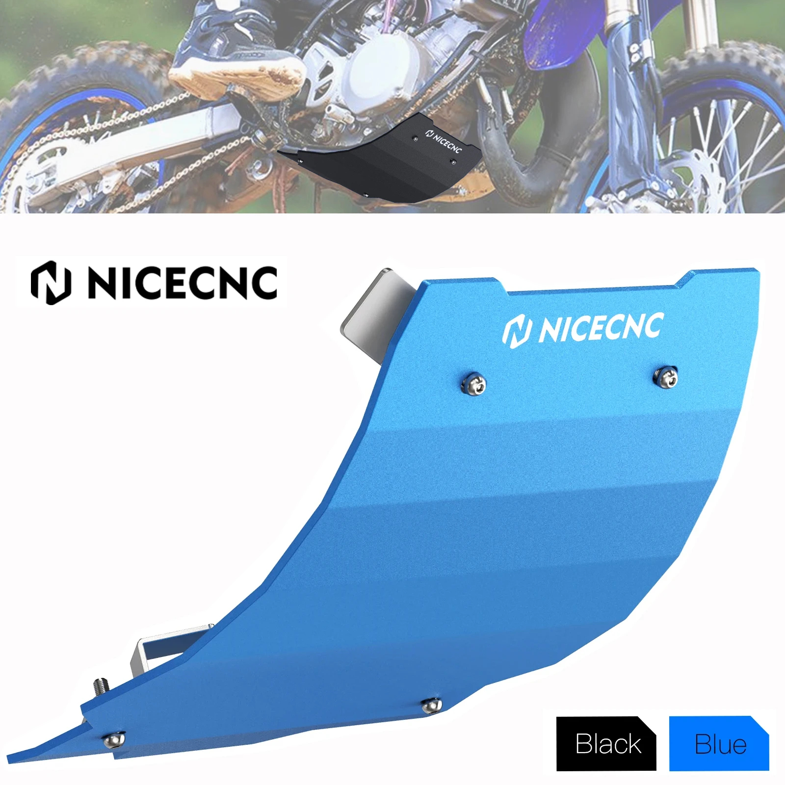 

NICECNC Motorcycle For Yamaha YZ85 85 YZ 2002-2022 2021 2020 2019 2018 2017 2016 2015 2014 Engine Chassis Belly Skid Plate Guard