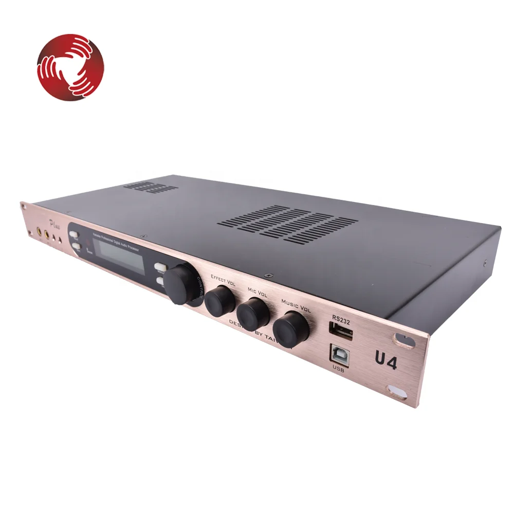 Digitaler professioneller DSP-Karaoke U4-Audioprozessor