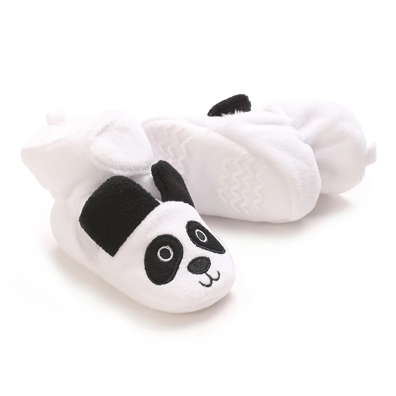 Sepatu Bot Bayi Berlapis Bulu Nyaman untuk Musim Gugur/Musim Dingin Sol Lembut Sepatu Kehangatan Hewan & Luar Ruangan Kartun Setinggi Pergelangan Kaki untuk Balita