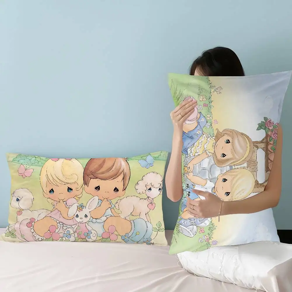 Funda de Almohada de Alta Calidad, Antideslizante, de Poliéster de Secado Rápido, con Diseño de Anime, de Precious Moments.