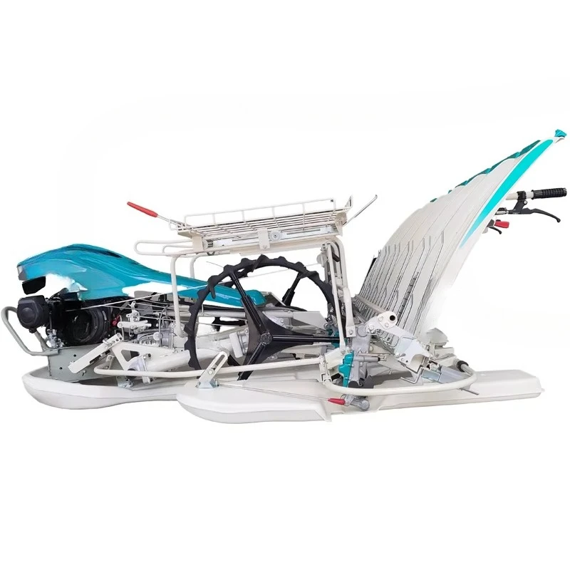 New 6 Row Walking Paddy Rice Transplanter Machine Engine Gearbox Seed Planter Seeder High Productivity 1 Year Warranty Price