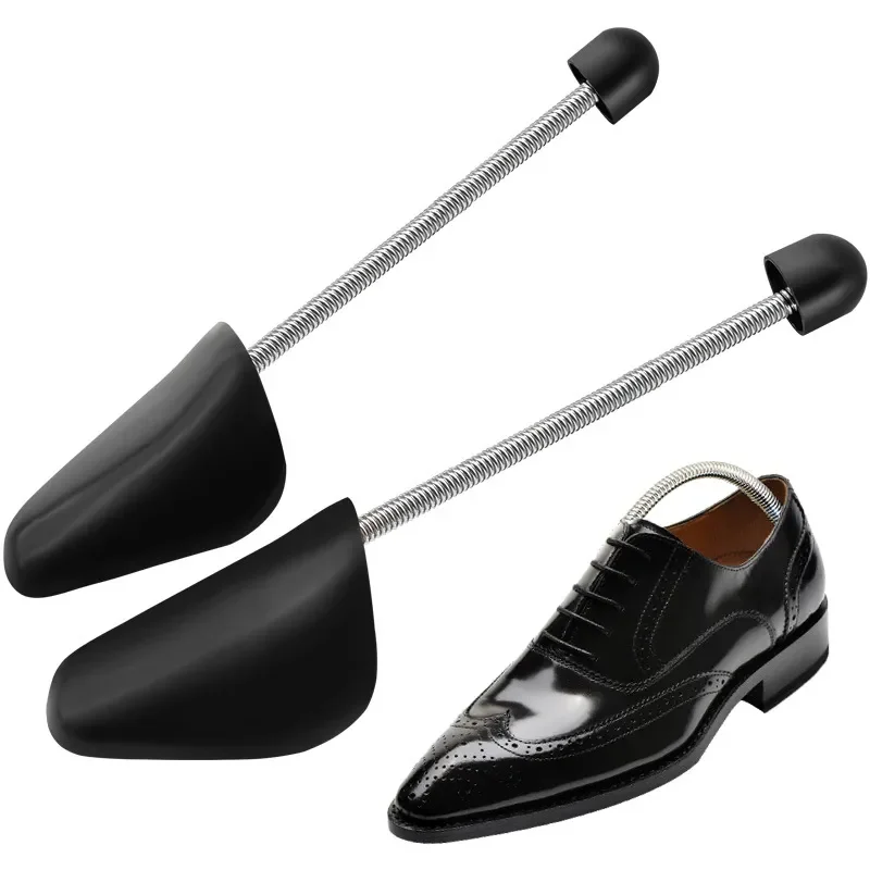 1 Pair Practical Plastic Adjustable Length Durable Black Women Men 2-Way Shoes Stretcher Tree Shaper Shoe Stretcher Holder