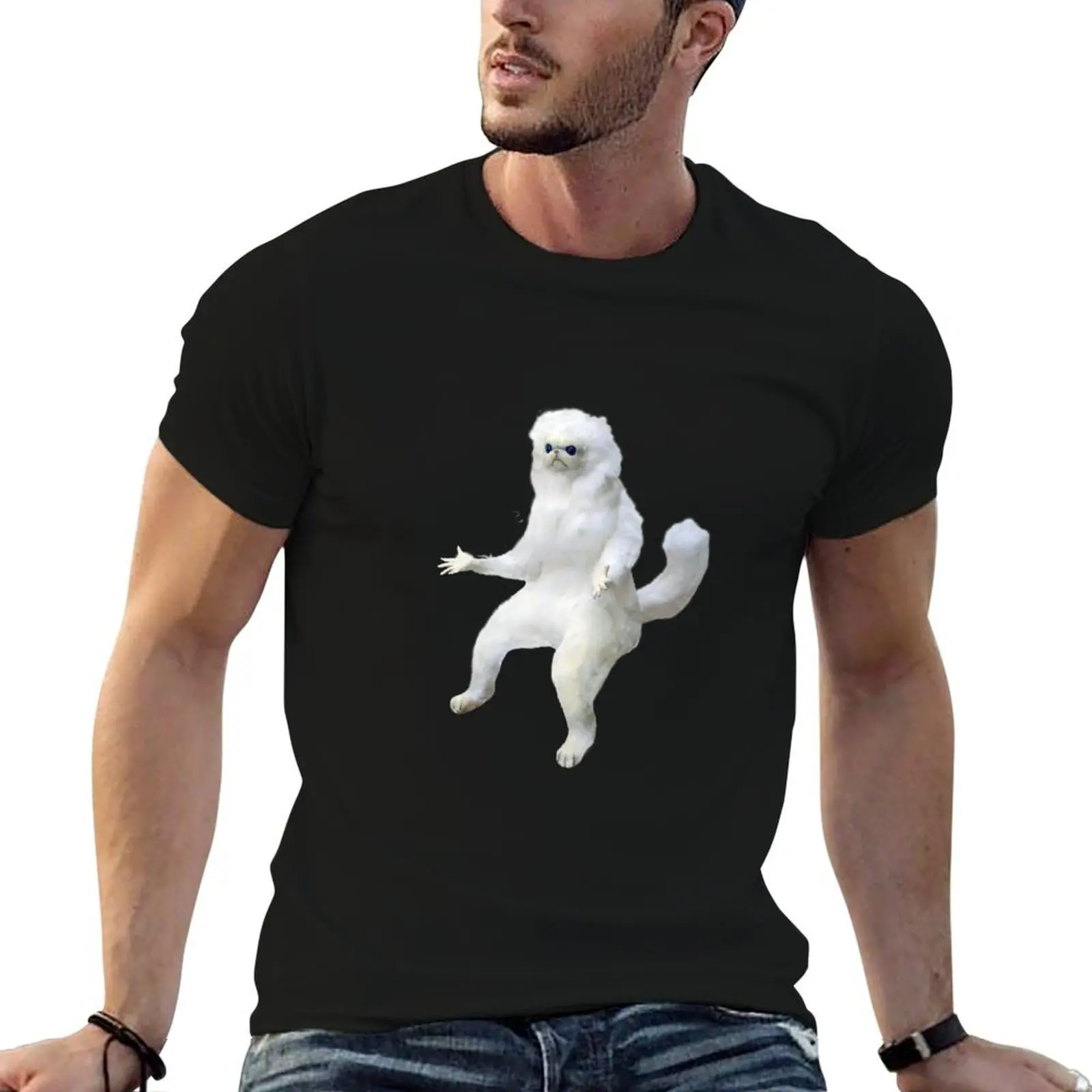 Confused Monkey Meme Sticker T-Shirt funny t shirts dark humor funny t shirts man t shirt man luxury T-shirt