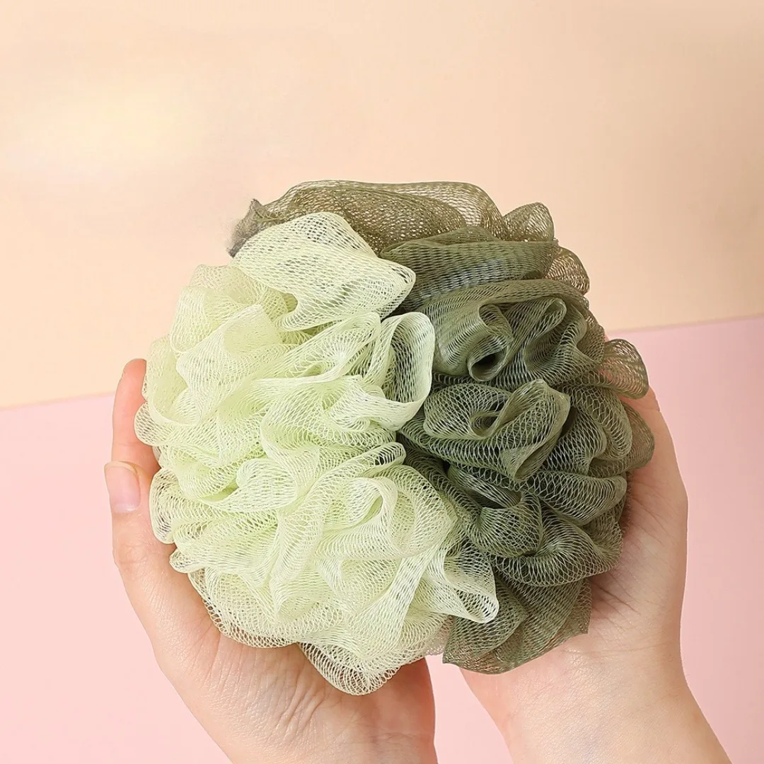 

Soft Shower Mesh Foaming Sponge Body Scrub Exfoliating Back Brush Skin Cleaner Bath Bubble Ball Skin Care Bathing Accessorie HOT