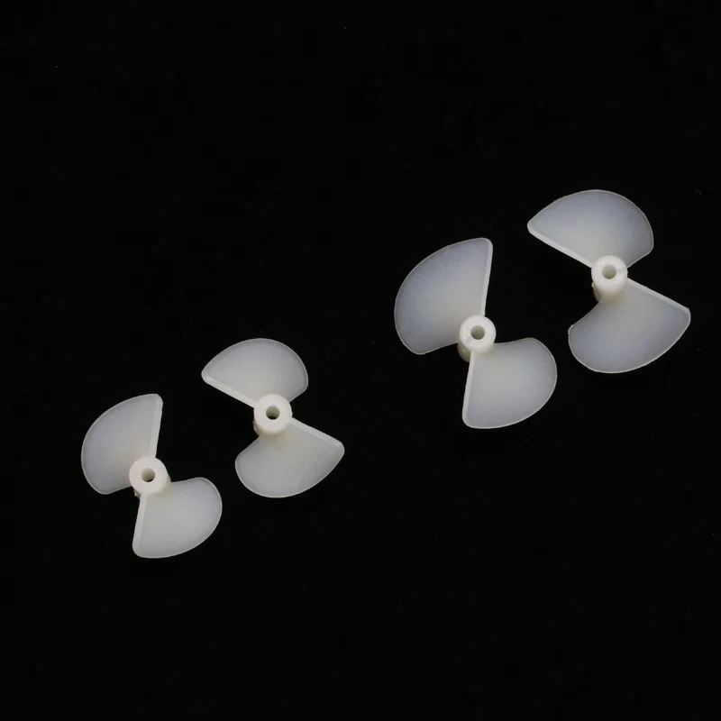 1Pair Semi-immersed 2-Blade Propeller Dia 22mm/26mm Aperture 2mm Paddle Strengthen Nylon Prop Screw Impeller for RC Boat