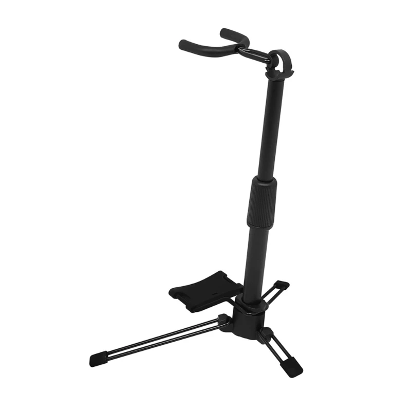 

Portable Saxophone Stand Foldable Metal Black Tripod Instrument Stand