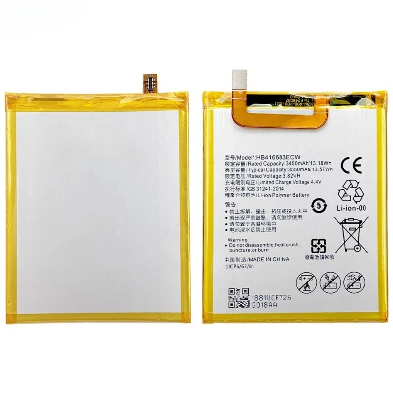 HB416683ECW for Huawei Google Nexus 6P Phone Batteries  High Quality High Capacity Replacement Bateria Grade A Cell with Tools
