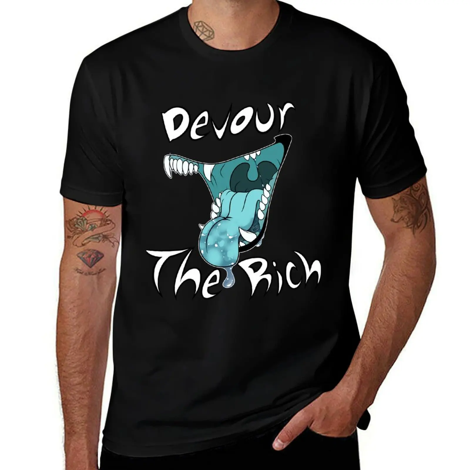 Devour the rich T-Shirt Summer Holiday Casual Tee T-Shirt