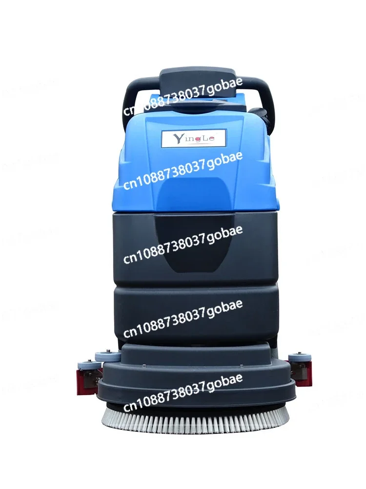 Floor Cleaner Hand-Propelled Floor-Washing Machine Property Garage Driving Mopping Machine