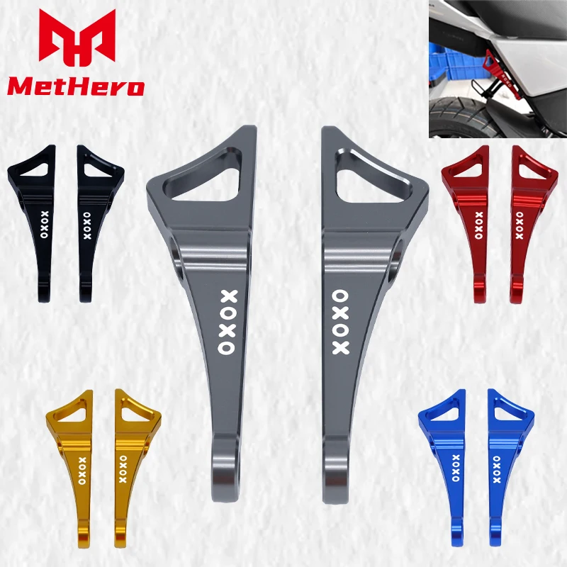 For CFMOTO CF125 Papio XO-1 CNC Aluminum Motorcycle Rear Footpeg Remove Frame Bracket Decoration Part Accessories MOTO Parts