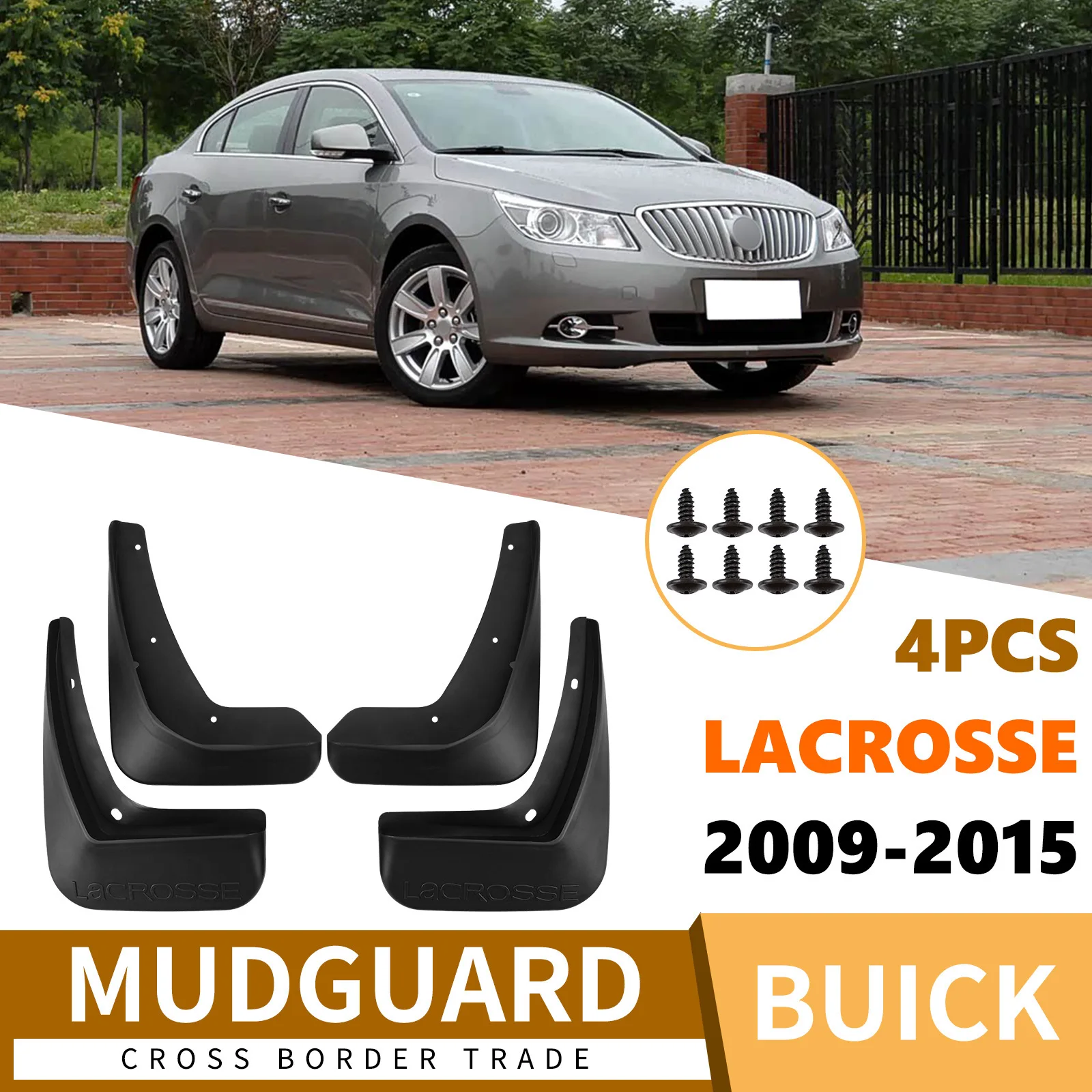 For Buick Lacrosse 2009-2015 car tires, fenders, auto accessories 4runner accessories fender flares mud flaps
