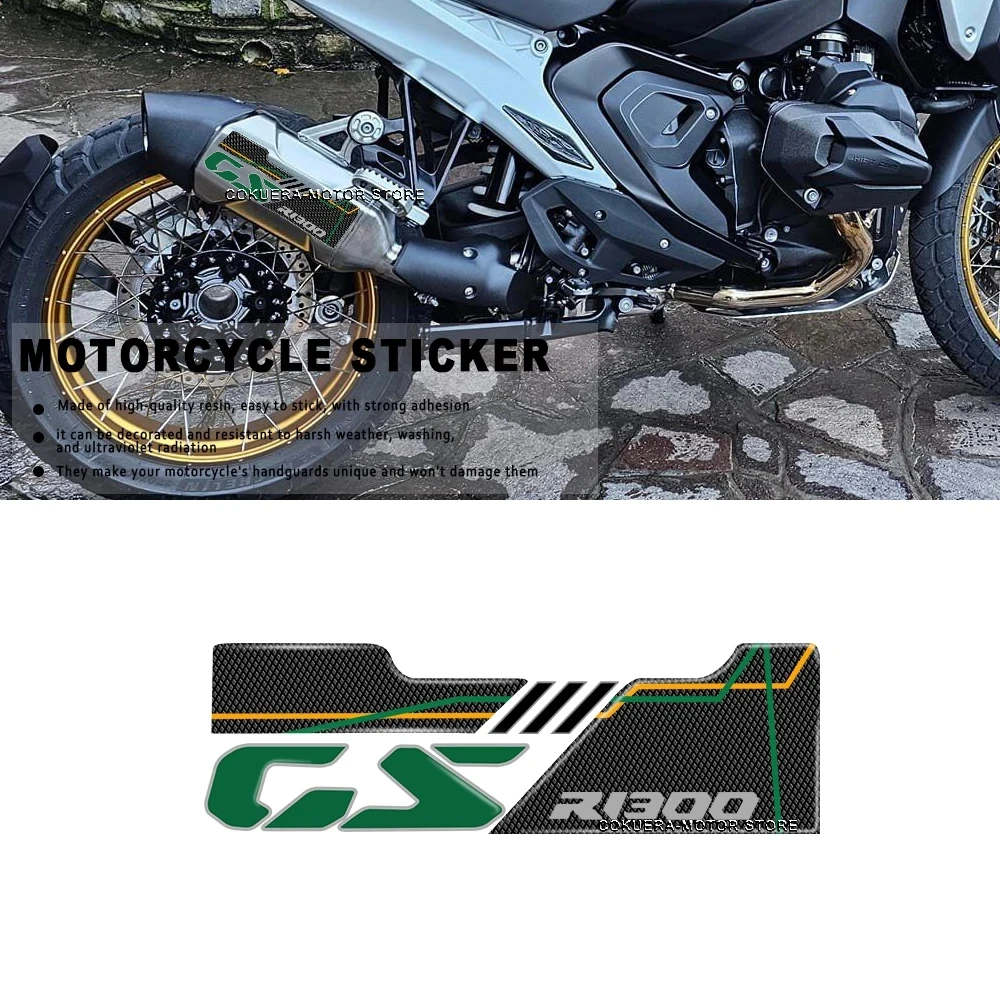 

3D Epoxy Resin For BMW R1300GS R 1300 GS 2024 Motorcycle Accessories Exhaust Pipe Protection Sticker