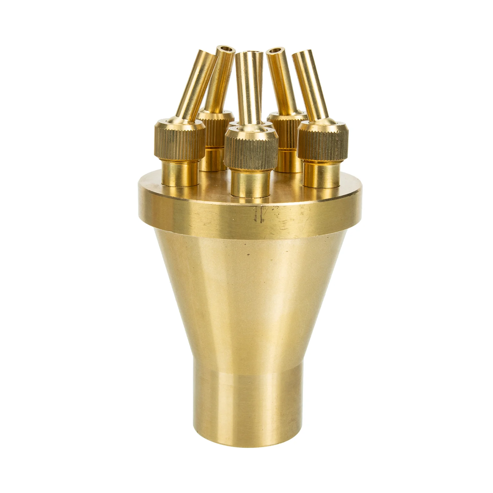 Fountain Nozzle Accessory Water Hose Yard Pond Sprinkler Sprayer Replacement Park Brass Porous Head