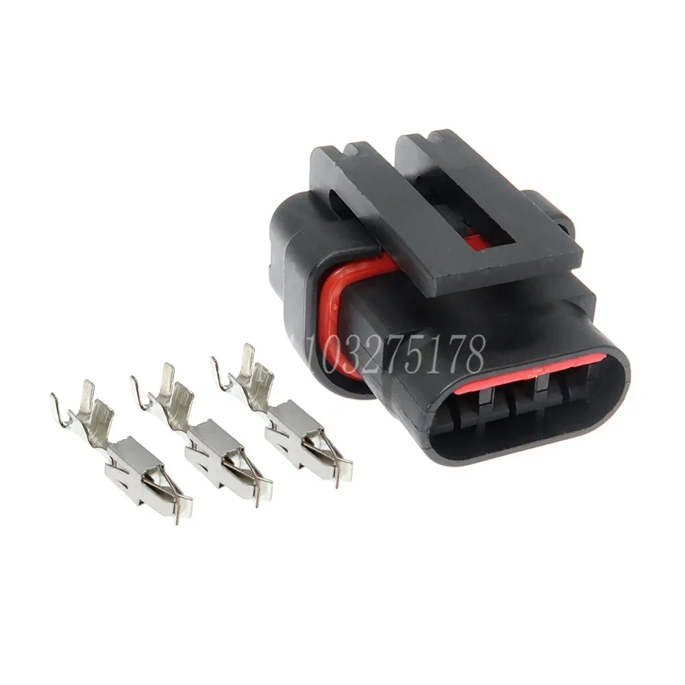 1 Set 3 Pin Automotive Wiring Harness Connector Car Unsealed Socket