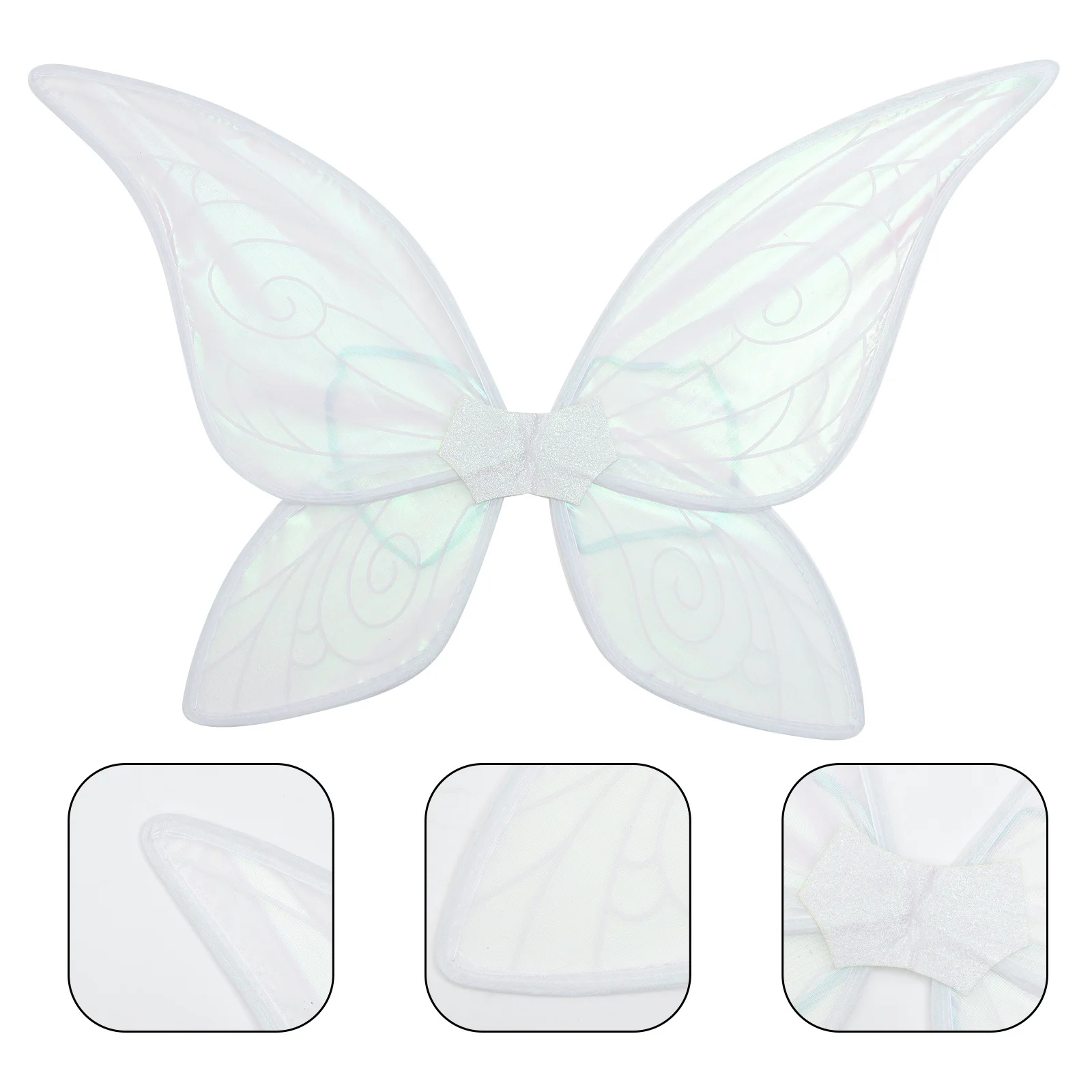 

Foldable Fairy Wings Gauze Butterfly Wing Cosplay Costume Party Supplies Photo Prop Lightweight Portable Gift for Toddlers Kids