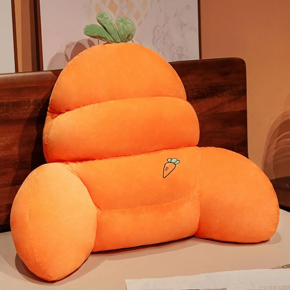 Soft Cushion Cartoon Pillow Plush Arm Support Reading Pillow Ultimate Comfort for Sofa Bed Couch Zipper Design Fully Filled