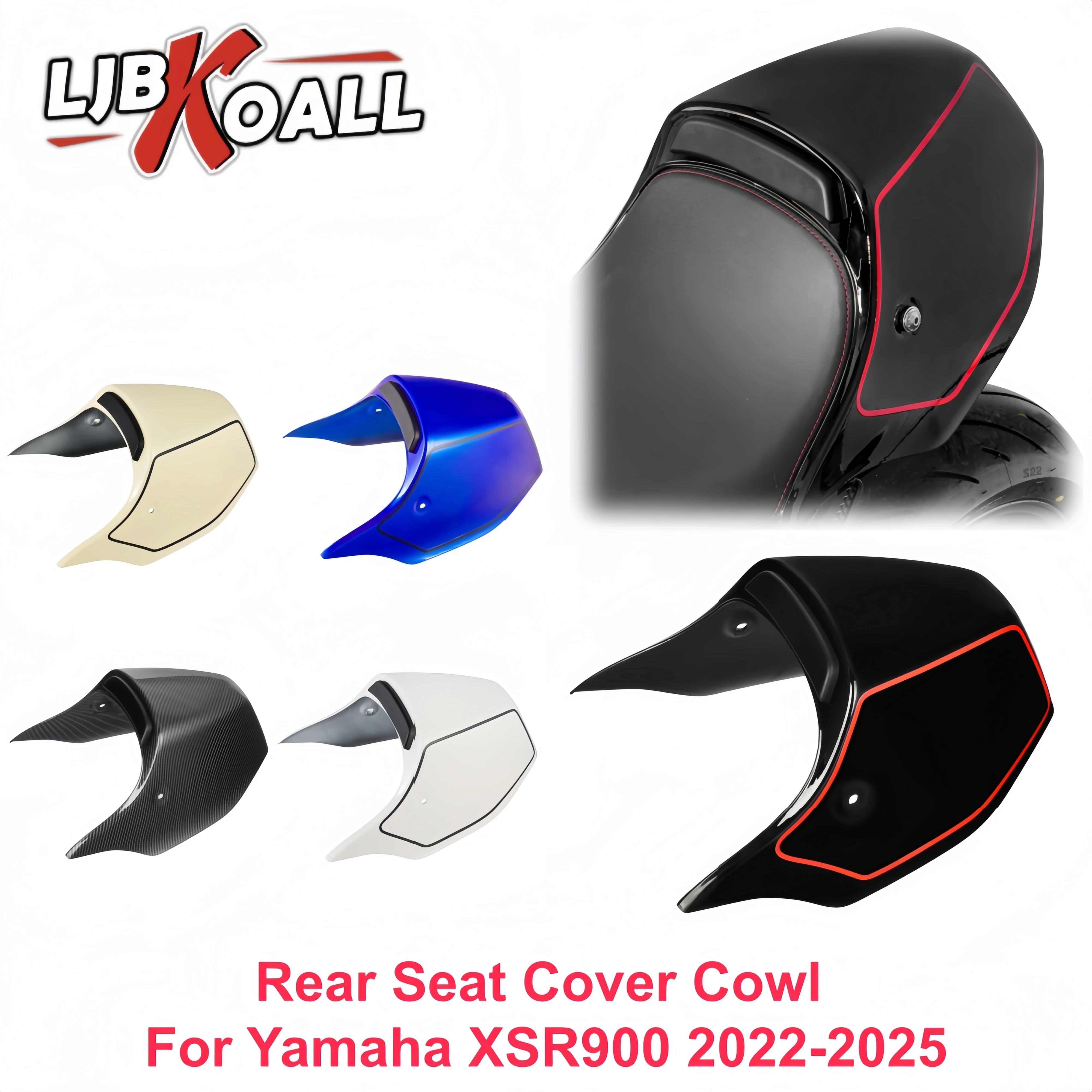 

Для Yamaha XSR900 чехол на заднее сиденье, обтекатель заднего пассажирского сиденья для XSR900 XSR 900 2022 2023 2024 2025, аксессуары для мотоциклов