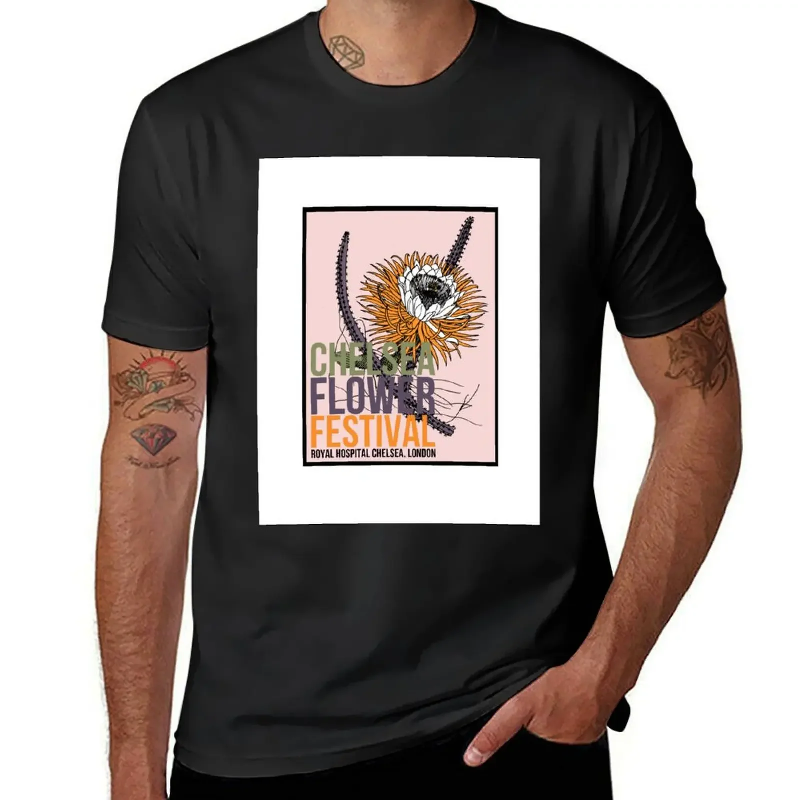 Chelsea Flower Festival T-Shirt essential t shirt customs oversized graphic tee mens graphic t-shirts big and tall