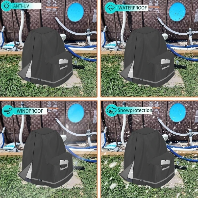 Universal Sand Pumps Enclosure Case Waterproof Oxford Cloth With Zippered Access C5AD