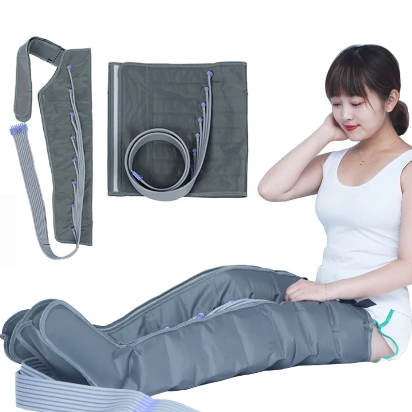 

8 Airbag Pressotherapy Air Compression Leg Foot Massager Vibration Infrared Therapy Arm Waist Pneumatic Air Wave Pressure Machin