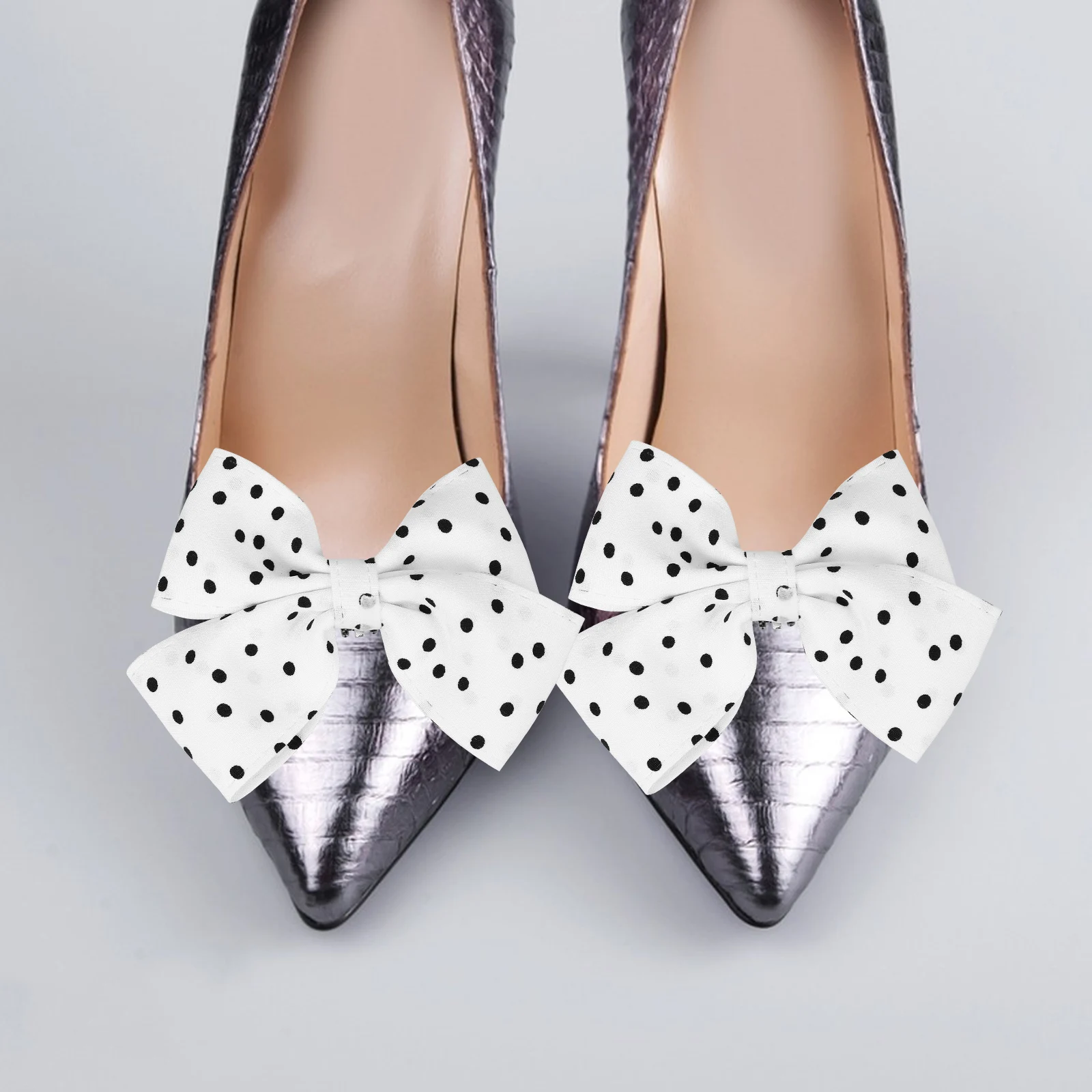 

Bow Shoe Buckle Removable Buckles Clip Bowknot Elegant Bridal Clips Shoes Wedding Heels